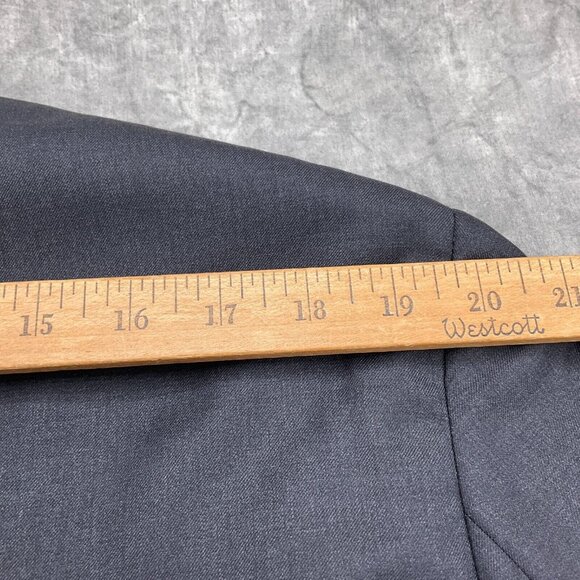 Coppley 1883 Blazer Men 44 Gray 160s Worsted Wool Dragonfly‎ Supreme Suit Jacket - Picture 6 of 12